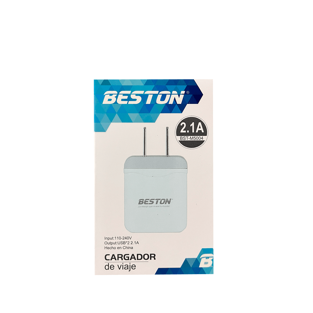 CARGADOR DE PARED BSTM5004 2.1AMP BESTON